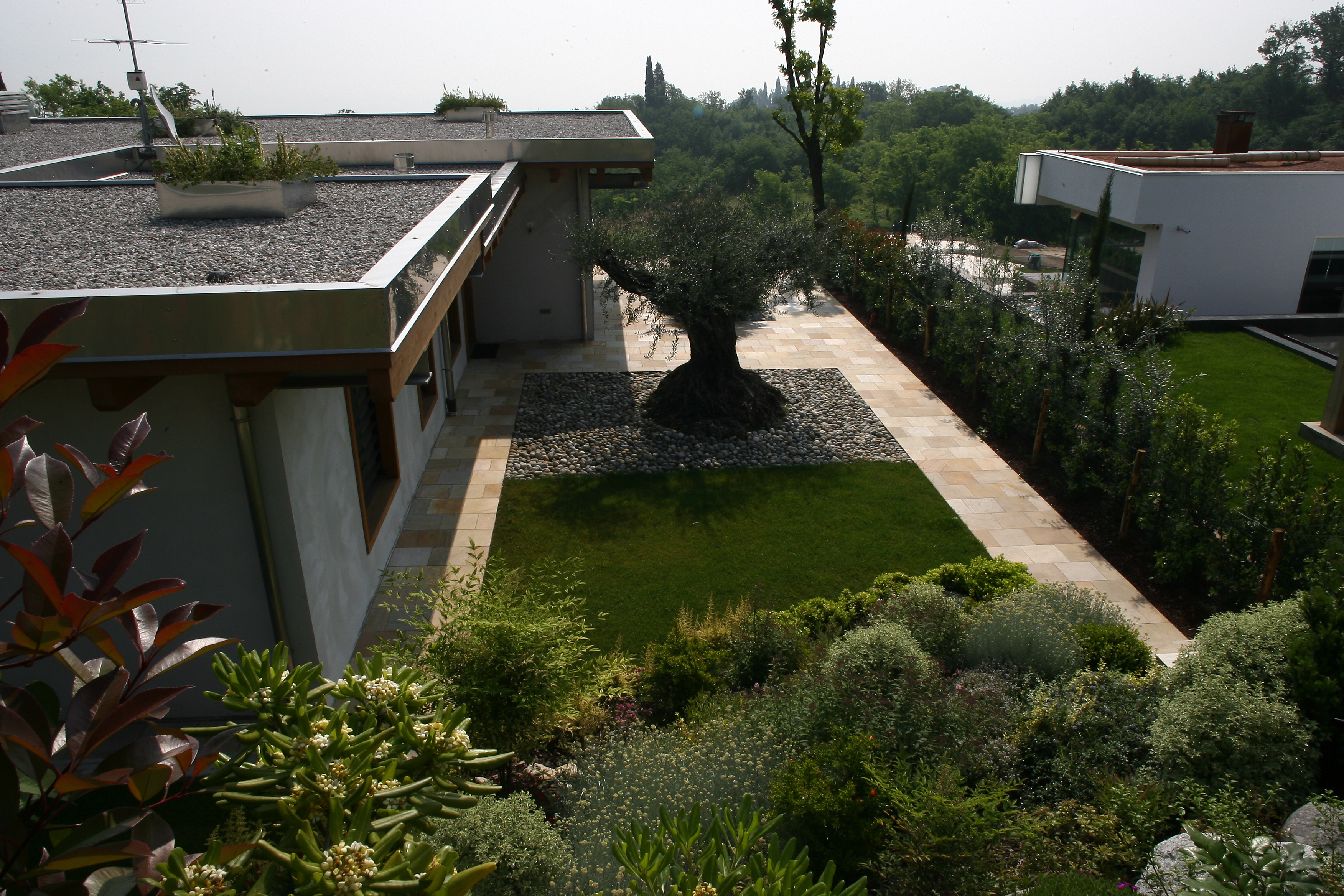 Pavimentazione in Quarzite Brasiliana villa privata